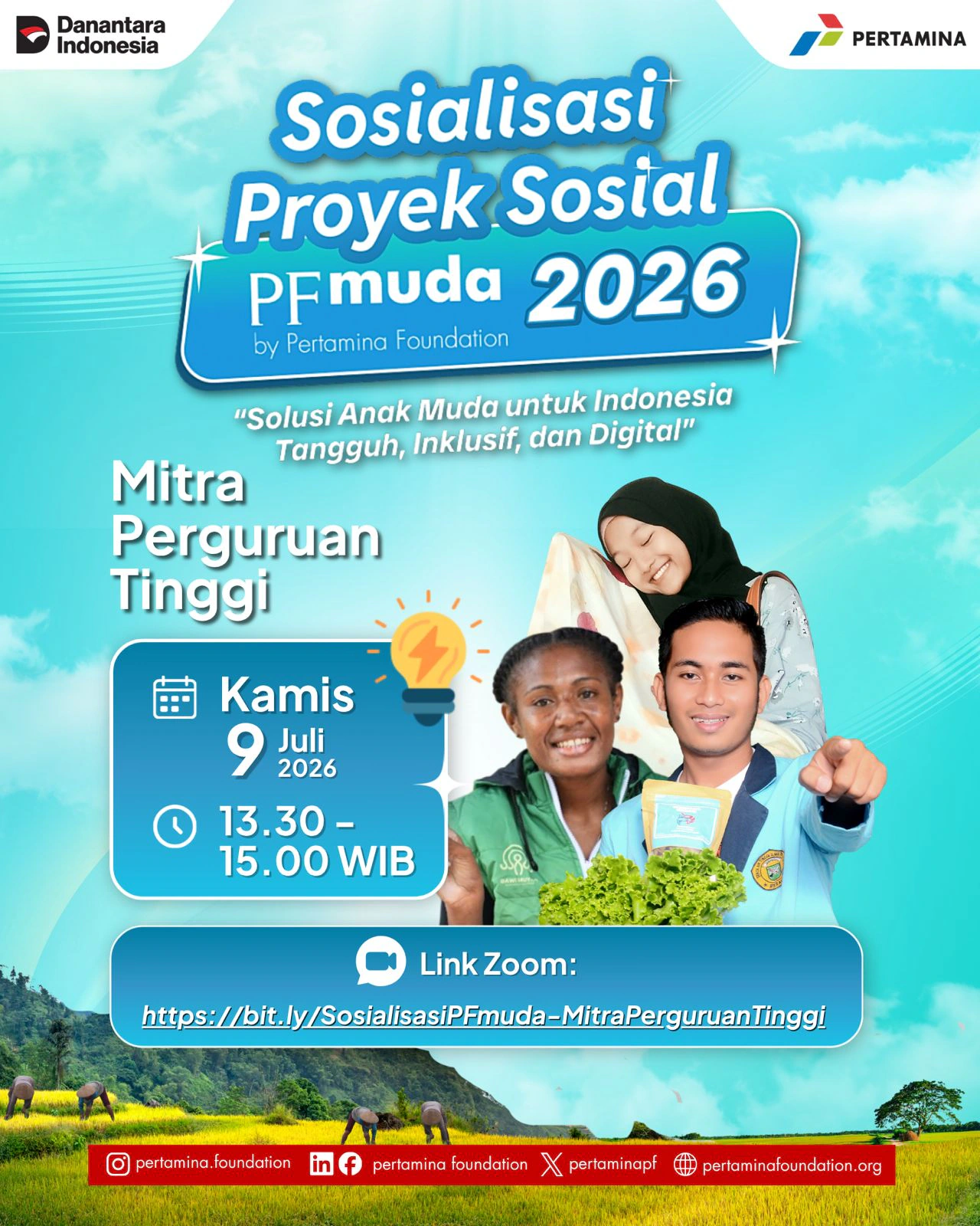 Gandeng Pertamina Foundation, UPP Siap Sukseskan Sosialisasi Proyek Sosial PFmuda 2026